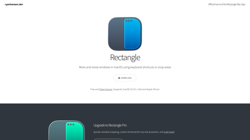 image of rectangle homepage