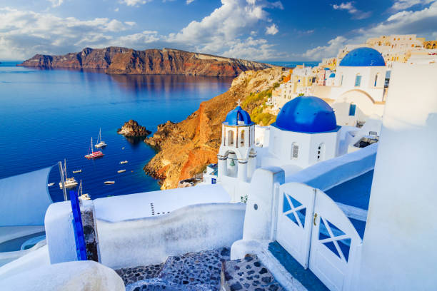 image of santorini digital nomads greece