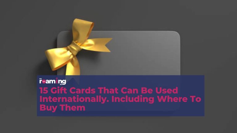 featured image of 15 Gift Cards That Can Be Used Internationally. Including Where To Buy Them