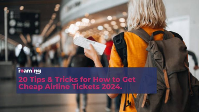 featured image of 20 Tips & Tricks for How to Get Cheap Airline Tickets 2024