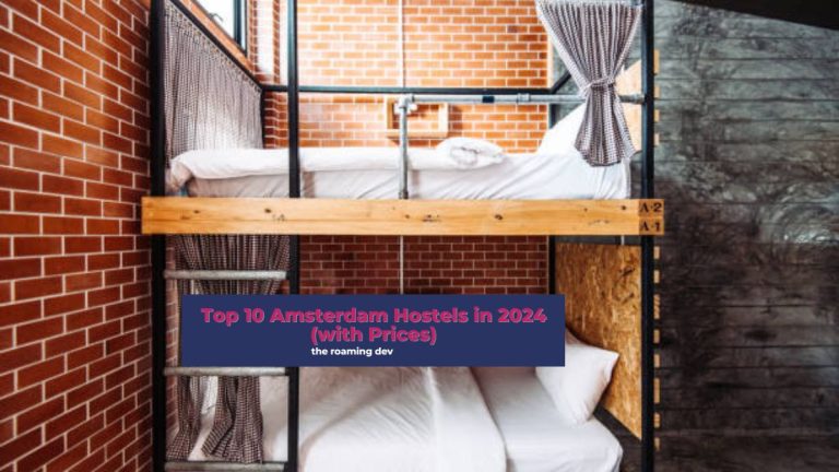 featured image of Top 10 Amsterdam Hostels in 2024 (with Prices)