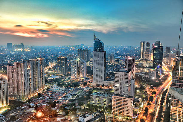 image of night city indonesia cheapest country in the world