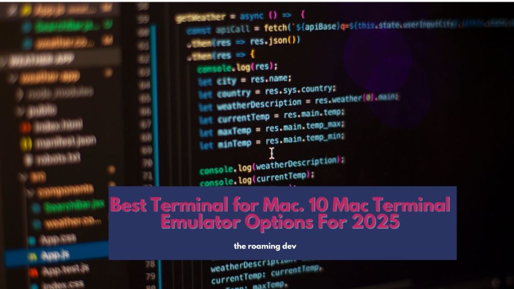 featured image of Best Terminal for Mac. 10 Mac Terminal Emulator Options For 2025