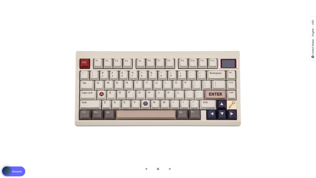 screenshot image of Epomaker TH80 Pro best keyboard for coding homepage