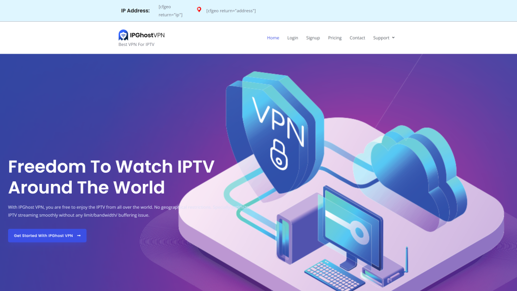 screenshot image of iPig homepage
