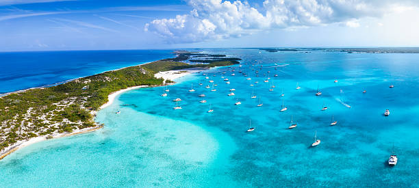 image of Bahamas aerial view