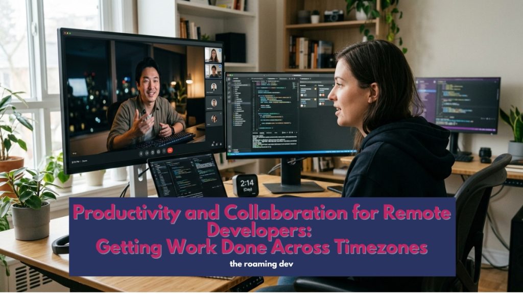 featured image of Productivity and Collaboration for Remote Developers: Getting Work Done Across Timezones